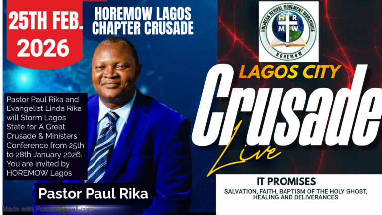 Lagos State Chapter Great Crusade 2026